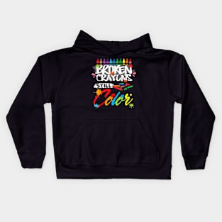 Still Color Mental Health Awareness Kids Hoodie